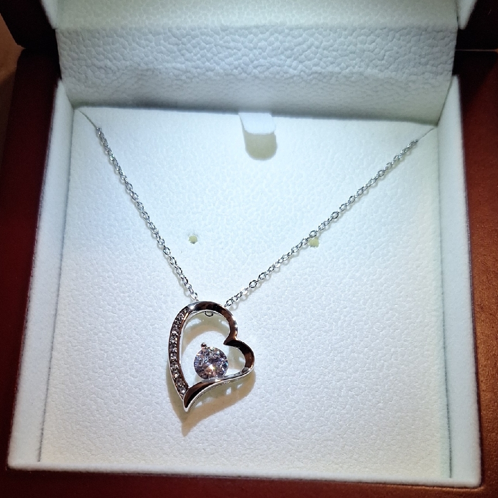 Elegant Eternal Heart Necklace